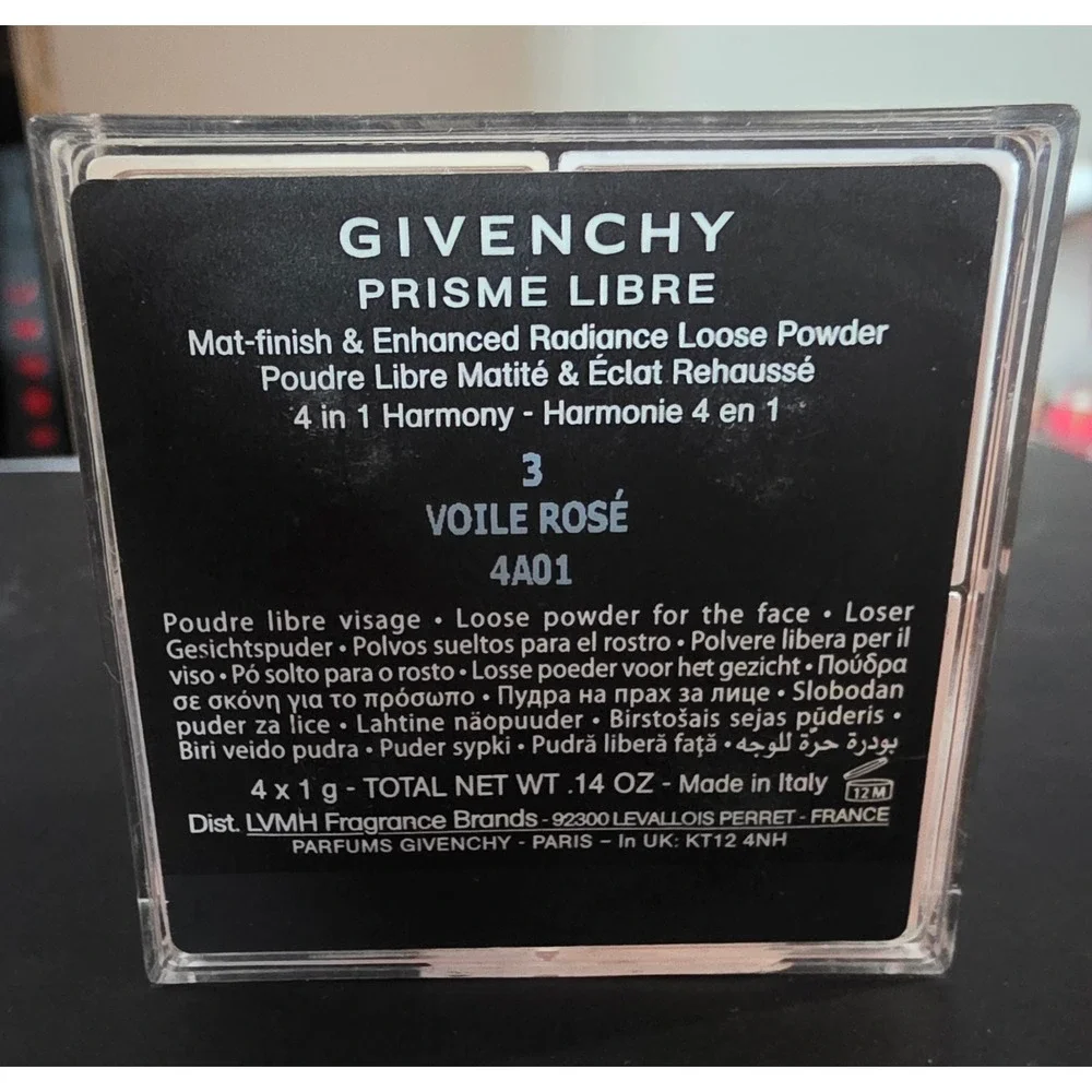 Givenchy Prisme Libre Loose Powder 3 Voile Rose Mat-Finish Radiance orginal .4oz